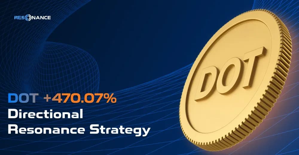 DOT +470.07% (Resonance Directional Strategy) | Case of a successful trading strategy | Resonance