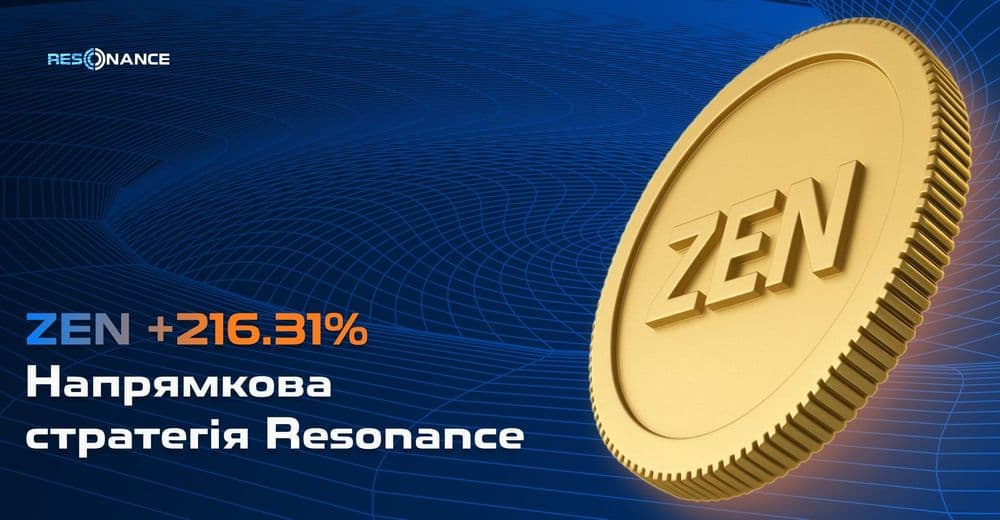 ZEN +216,31% (Напрямкова стратегія Resonance)