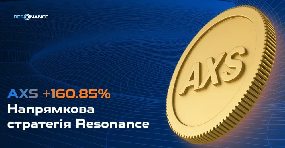 AXS +160.85% (Напрямкова стратегія Резонанс)