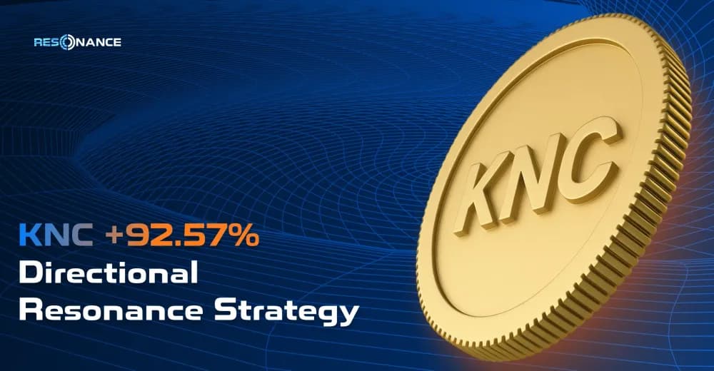KNC +92.57% (Resonance Directional Strategy)