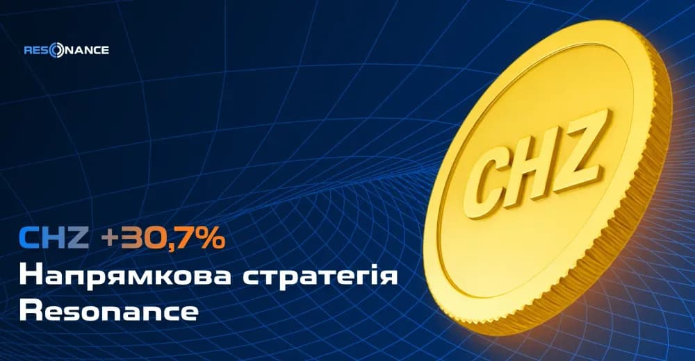 CHZ +30.7% (Напрямкова стратегія Резонанс)
