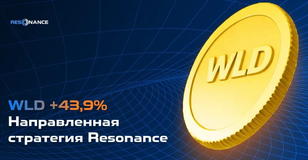 WLD +43,9% (Направленная стратегия Resonance)