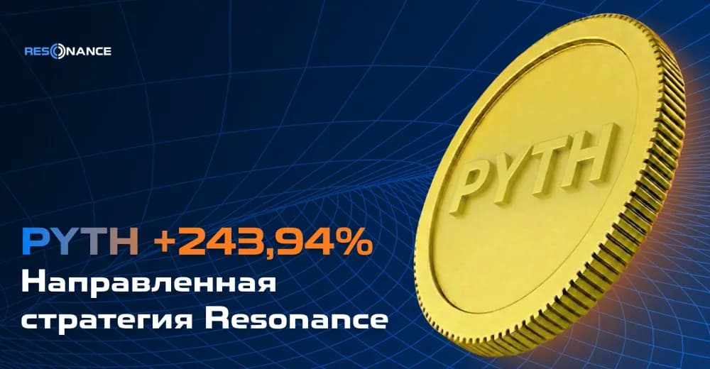 PYTH +243.97% (Направленная стратегия Резонанс)