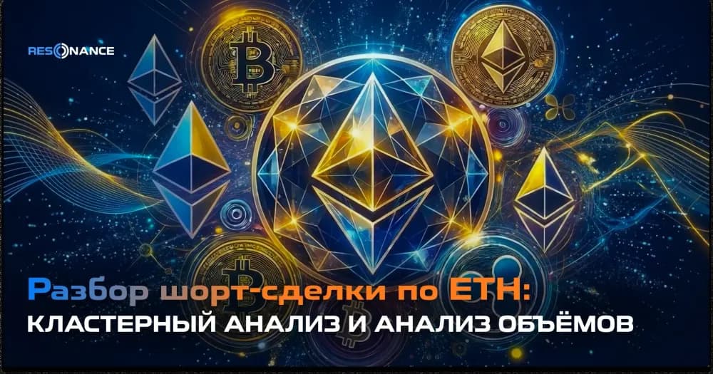 Разбор шорт-сделки по ETH: кластерный анализ и анализ объёмов