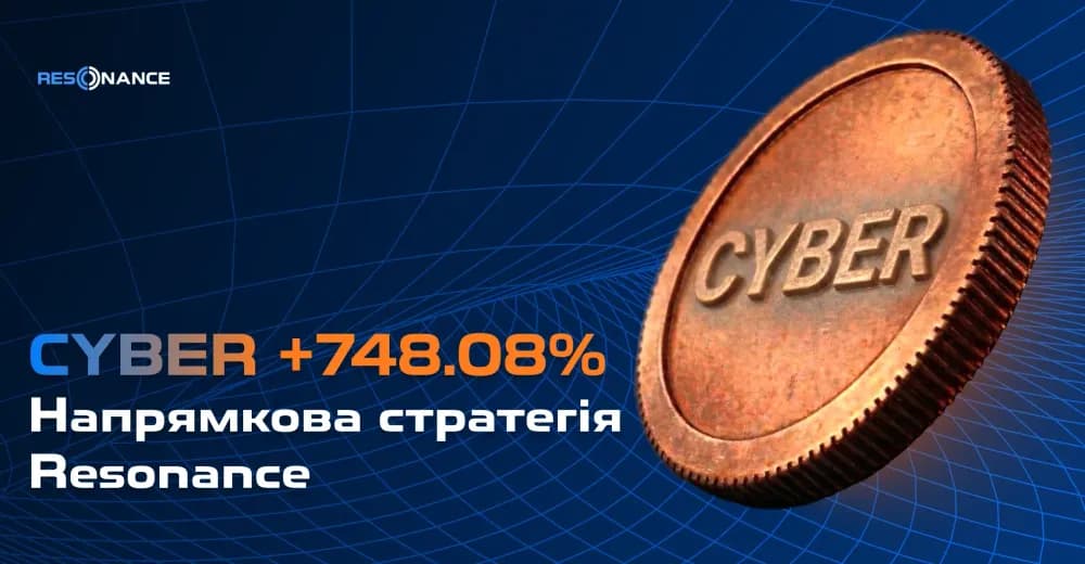 CYBER +748.08% (Напрямкова стратегія Resonance)