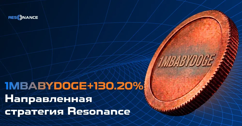 1MBABYDOGE +130.20%  (Направленная стратегия Резонанс)