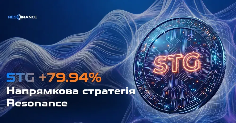 STG +79.94% (Напрямкова стратегія Resonance)