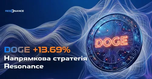 DOGE +13.69% (Напрямкова стратегія Resonance)