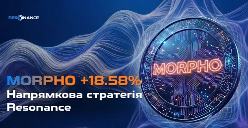 MORPHO +18.58% (Спрямована стратегія Resonance)
