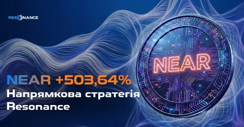 NEAR +503,64% (Напрямкова стратегія Resonance)