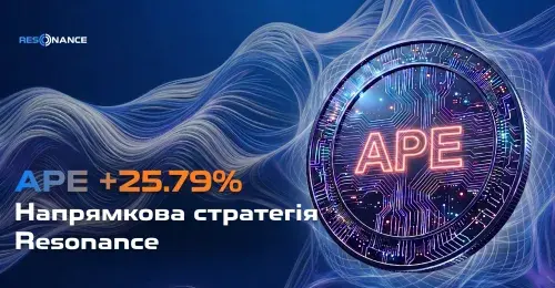APE +25.79% (Спрямована стратегія Resonance)