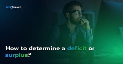 How to determine a deficit or surplus?