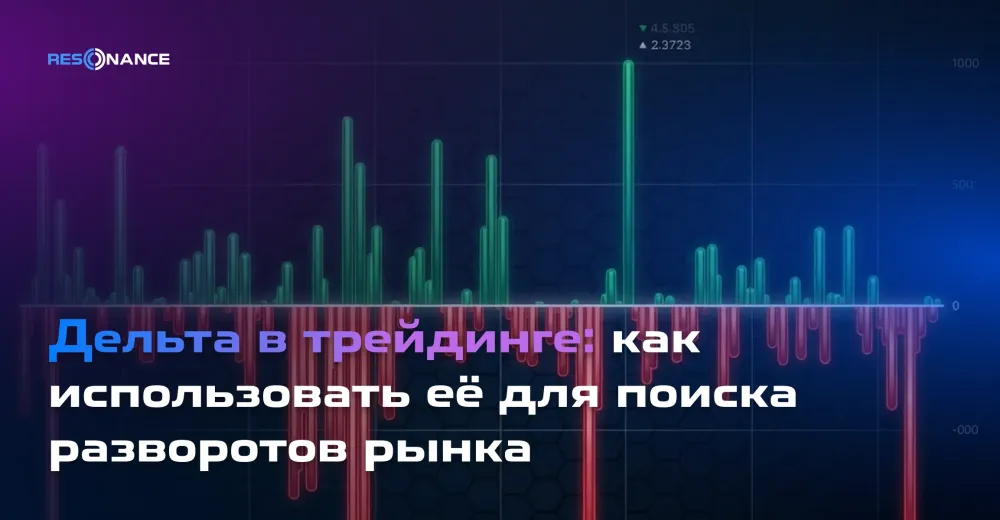 Дельта в трейдинге: как использовать её для поиска разворотов рынка