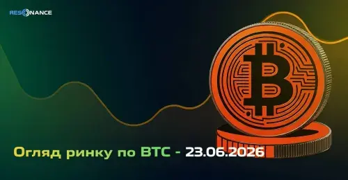 Огляд ринку з BTC - 23.06.2026